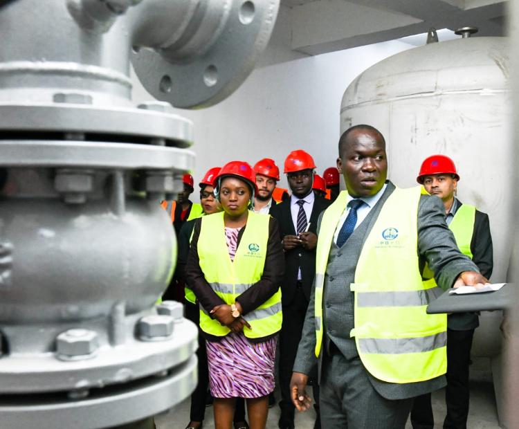 Health Cabinet Secretary Nakhumicha conducts inspection of the East African Center of Excellence for Urology and Nephrology