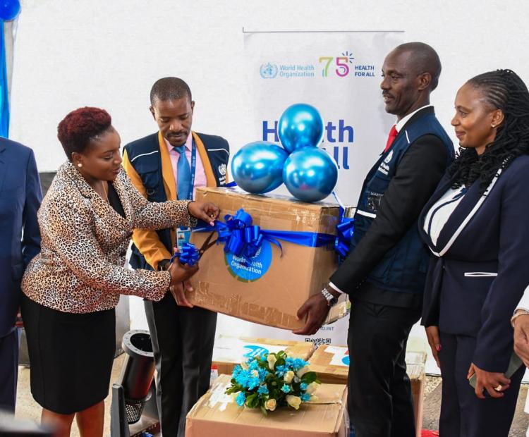 Strengthening Healthcare: WHO Donates 940 Tablets for Health Emergency Response