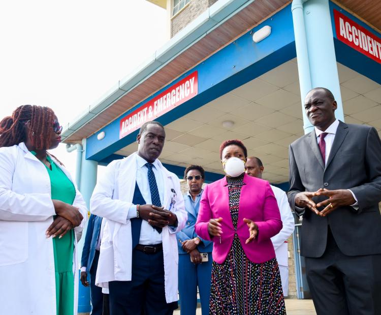  Health Cabinet Secretary Nakhumicha Fact-Finding Tour Highlights Government's Commitment to Healthcare Accessibility