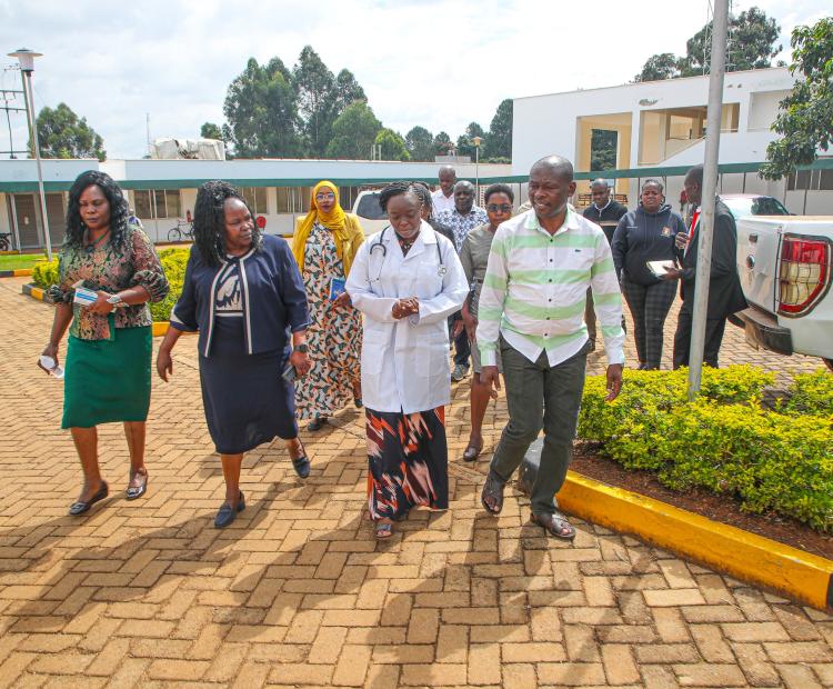 CS Health Dr. Deborah Mlongo Barasa Assesses Service Delivery at Wamalwa Kijana Teaching and Referral Hospital