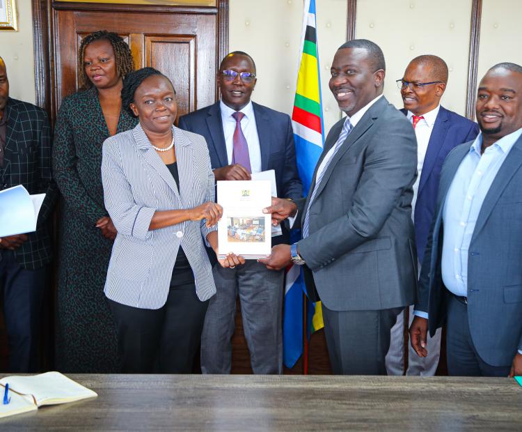 Cabinet Secretary for Health Receives Transition Committee's Report on NHIF to SHA Shift 