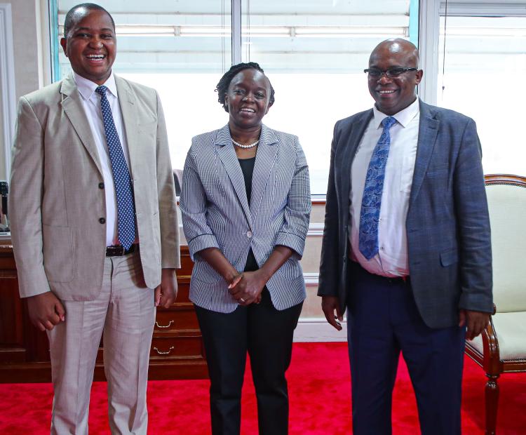 KEMSA Leadership Meets with Health CS to Strengthen Healthcare Supply Chain for Universal Health Coverage