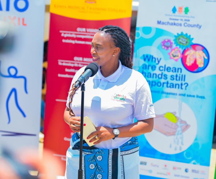 PS Muthoni leads commemoration of the Global Handwashing Day 2024