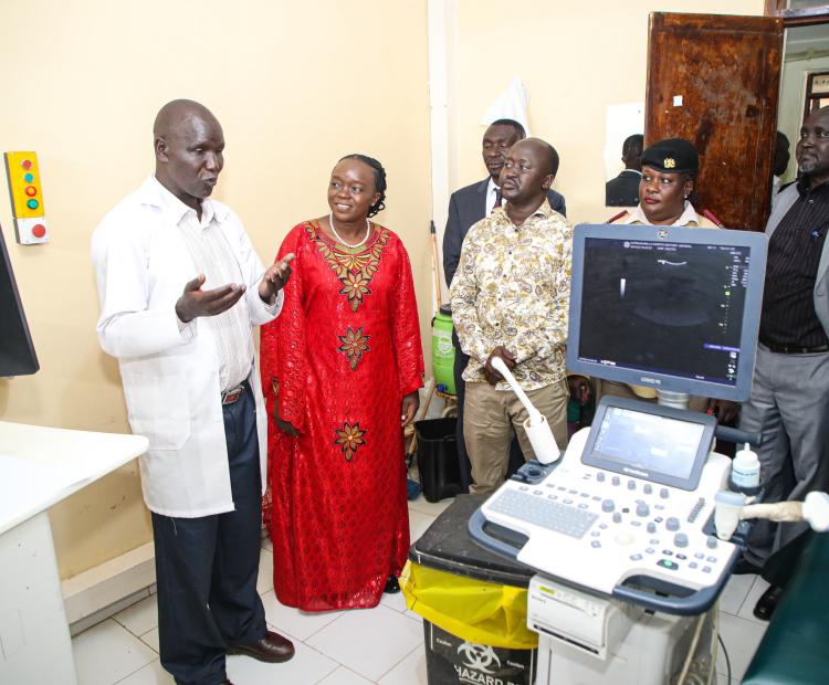 CS Health Visits Kapenguria Referral Hospital to Monitor SHA Implementation
