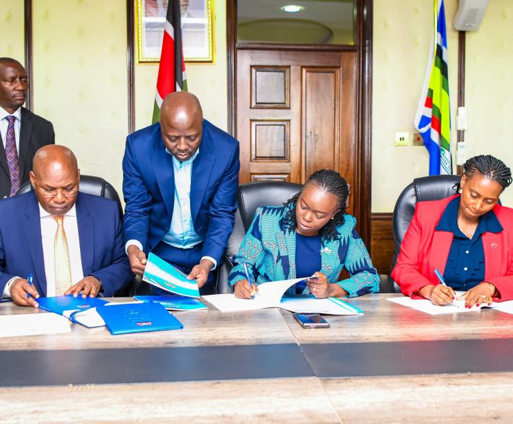 Cabinet Secretary for Health Signs 2024/2025 Performance Contracts with Principal Secretaries