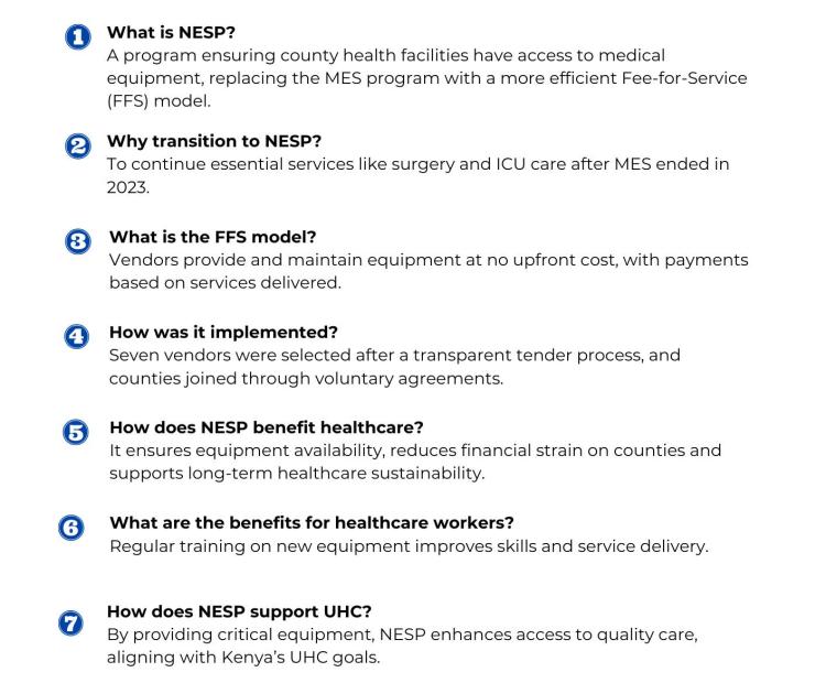 National Equipment Service Program Factsheet