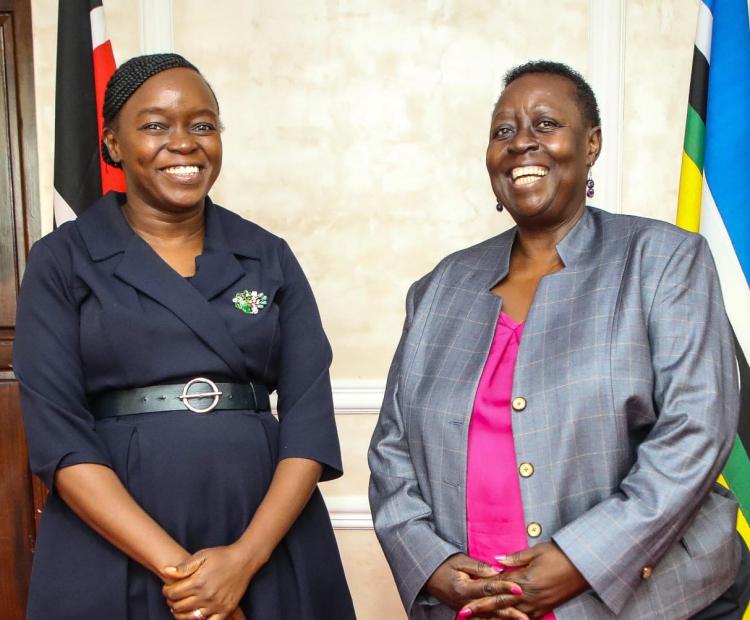 CS Dr. Deborah Barasa Hosts Hon. Ruth Odinga for Discussions on JOOTRH and Health Resilience in Kisumu