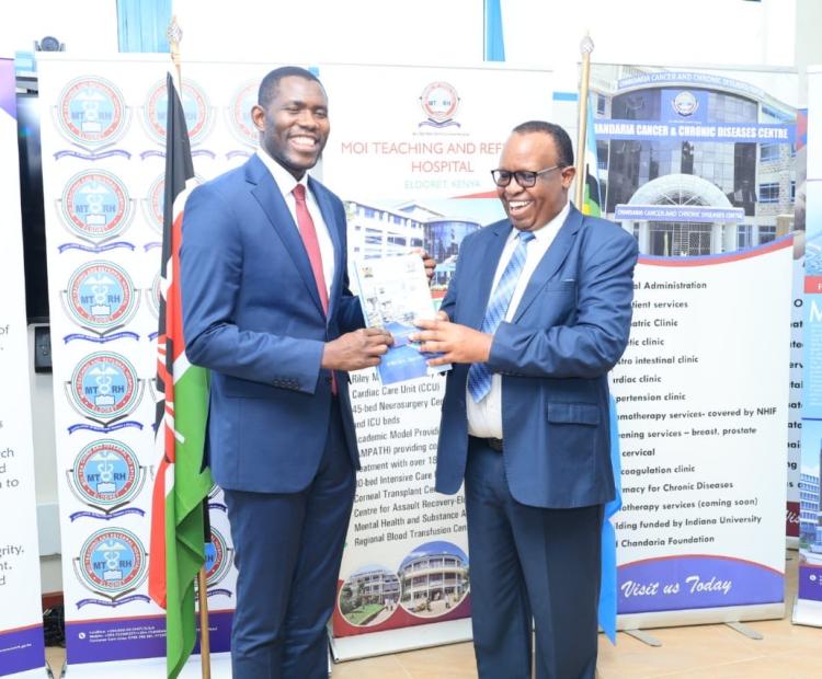 Health PS Dr. Ouma Oluga Commends MTRH’s Role in Advancing Universal Health Coverage