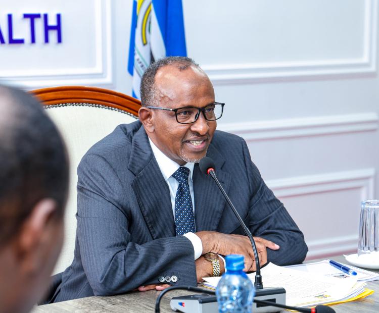 Health CS Duale Leads Consultative Meeting with Council of Governors and Health Unions on UHC Staff Transition