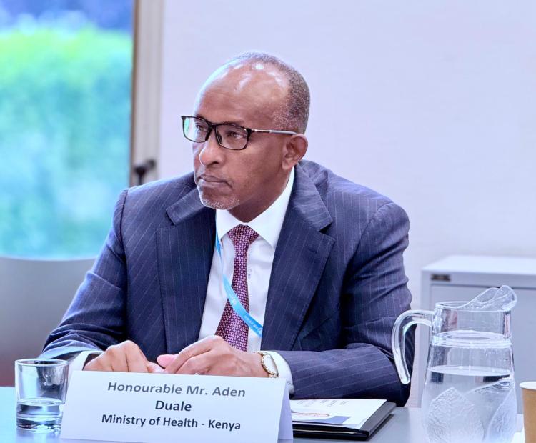 Health CS Hon. Aden Duale Co-Hosts Historic WHA78 Side Event on Ending Corporal Punishment Against Children