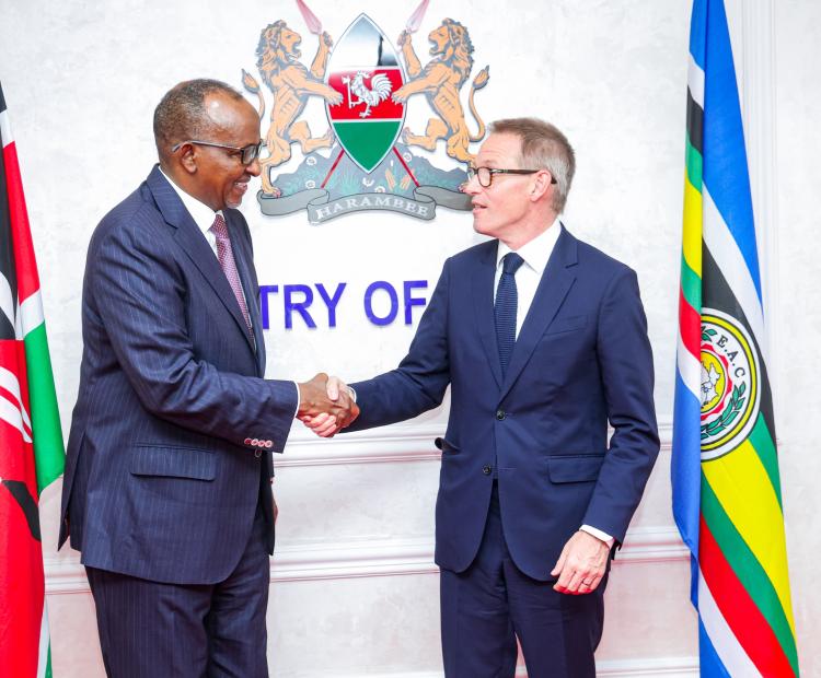 Health CS Duale, UK High Commissioner Wigan Discuss Strengthening Health Collaboration