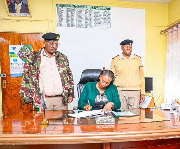 PS Muthoni engages stakeholders in Murang'a County on SHA registration and training  for HRH 