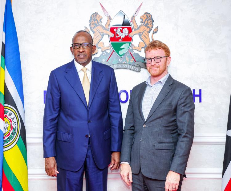 Health CS Hon. Aden Duale Engages IOM on Strengthening Healthcare Access for Migrants and Refugees