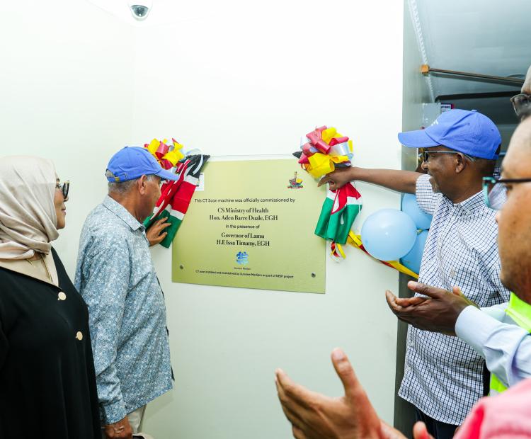 Hon. Duale Commissions Modern Health Infrastructure in Lamu to Advance UHC