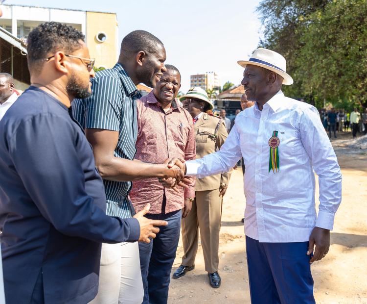 PS Dr. Ouma Oluga Joins H.E. President Ruto in Confirming 320 Health Staff in Mombasa