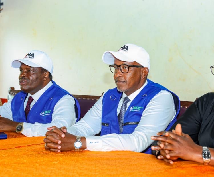 CS Duale Leads Strategic Health Engagements to Advance Taifa Care in Tharaka Nithi