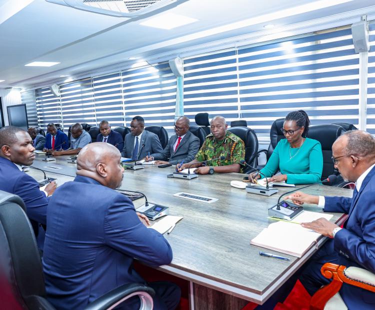  Duale Leads Talks to Move Police to SHIF