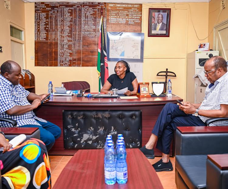 PS Mary Muthoni Meets Isiolo County Commissioner’s Office to Strengthen National–County Collaboration on Public Health Delivery