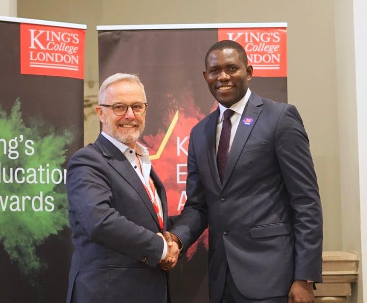 PS Oluga discusses health workforce development with global health workforce expert