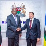 Health CS Aden Duale Meets Algerian Ambassador to Advance Health Cooperation